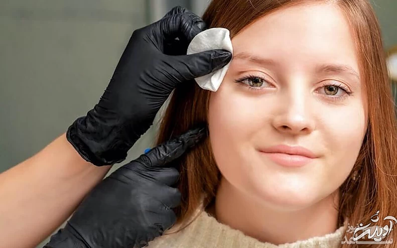 پاک کردن ابرو